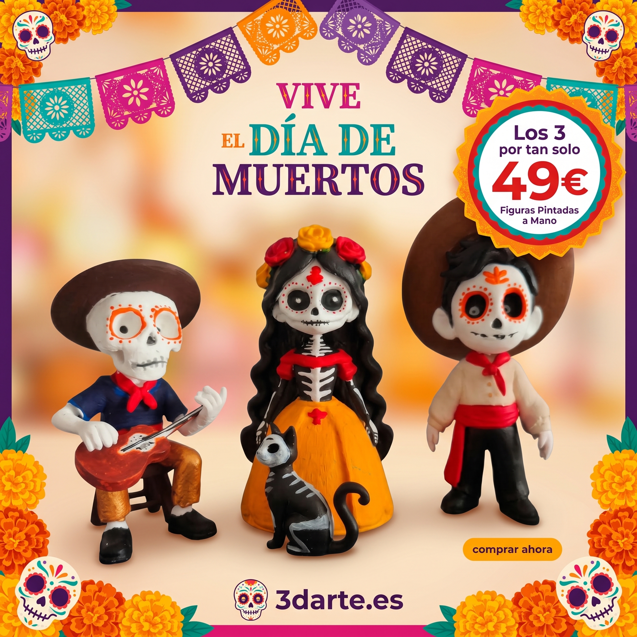 VIVE EL DÍA DE MUERTOS.